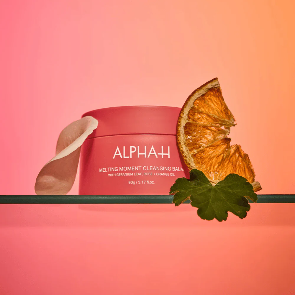 Alpha-H Melting Moment Cleansing Balm Geranium Red 90g - Image 5
