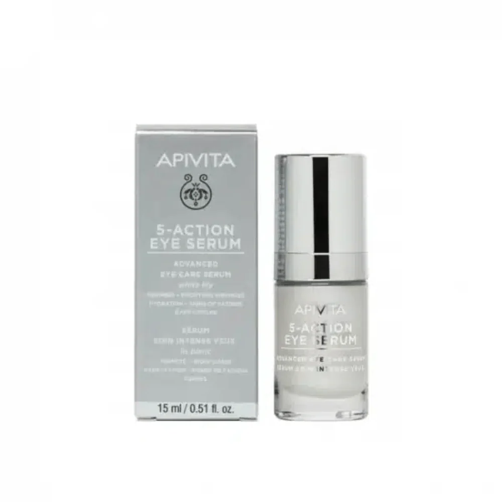 Apivita 5 Action Intensive Care Eye Serum, 15ml - Image 3