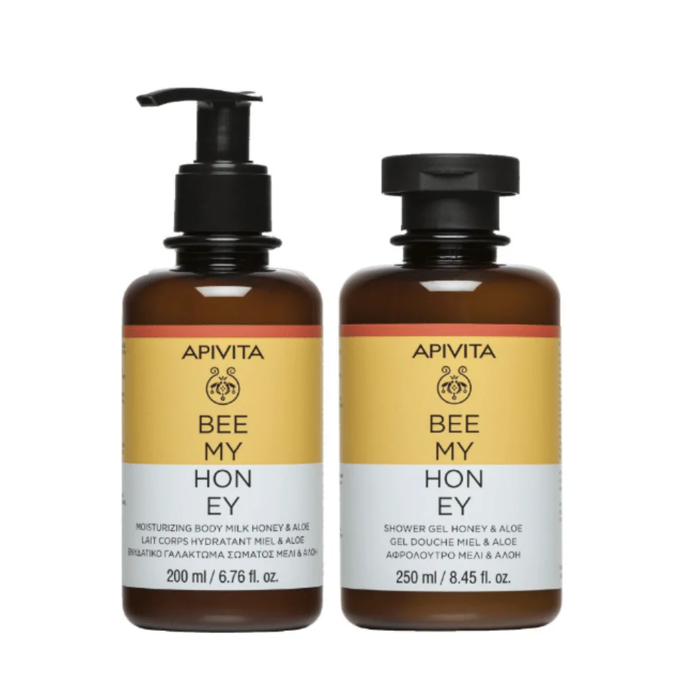 Apivita Bee My Honey Shower Gel & Body Milk Duo - Image 2
