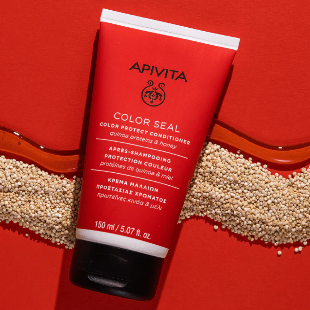Apivita Color Seal Conditioner with Quinoa Protein & Honey 150ml - Image 2