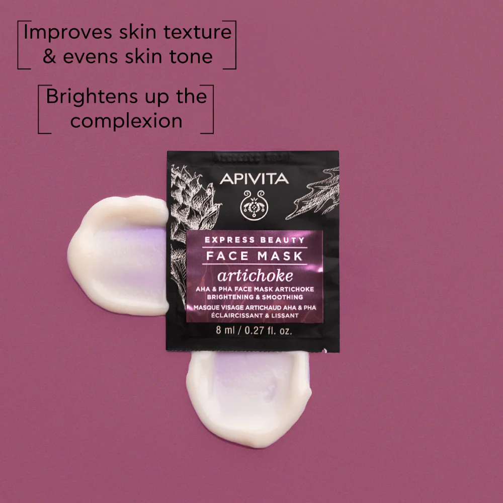 Apivita Express AHA & PHA Face Mask 2x8ml - Image 2