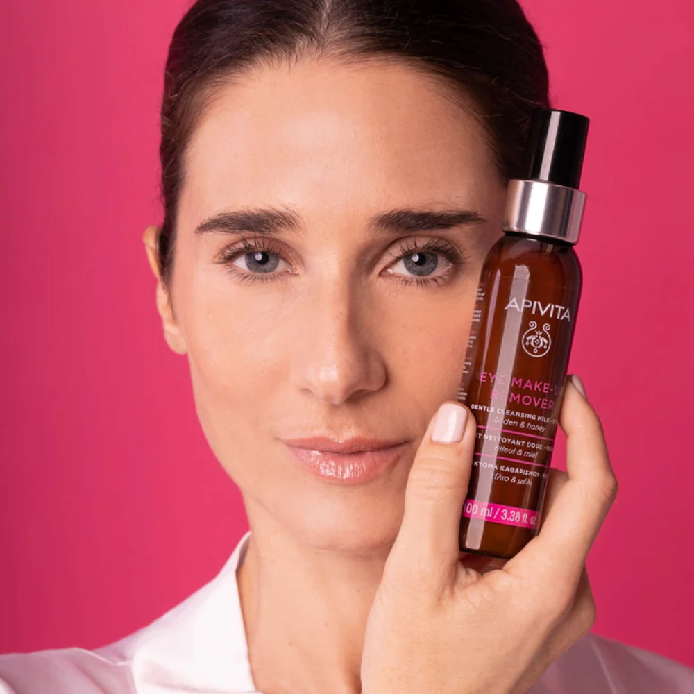 Apivita - Gentle Eye Make Up Remover 100ml - Image 3