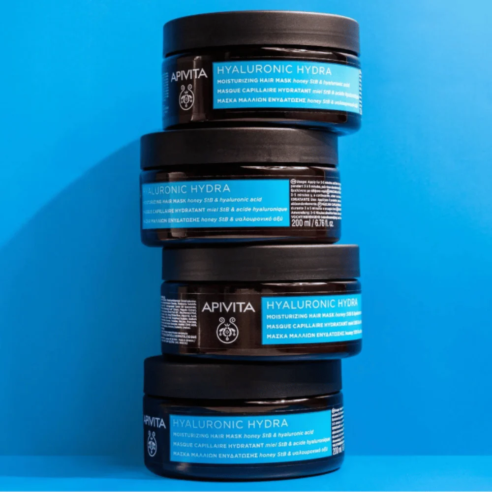 Apivita Hyaluronic Hydra Moisturizing Hair Mask 200ml - Image 2