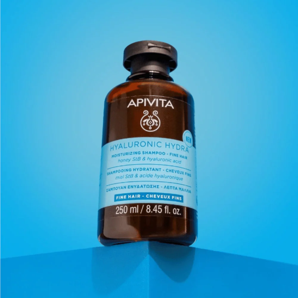 Apivita Hyaluronic Hydra Moisturizing Shampoo - Fine Hair 250ml - Image 2