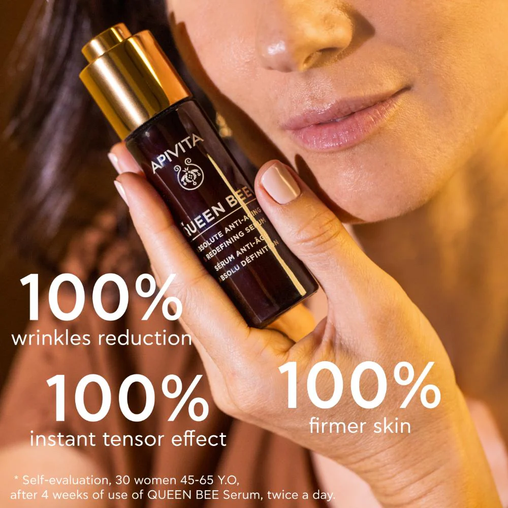 Apivita Queen Bee Absolute Anti-Aging & Redefining Serum 30ml - Image 8
