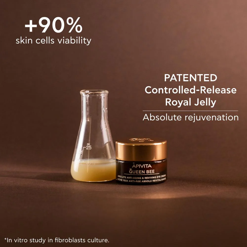 Apivita Queen Bee Absolute Anti-Aging Eye Cream 15ml - Image 5