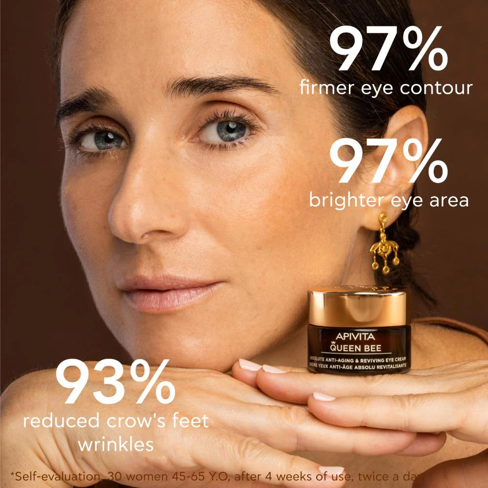 Apivita Queen Bee Absolute Anti-Aging Eye Cream 15ml - Image 6
