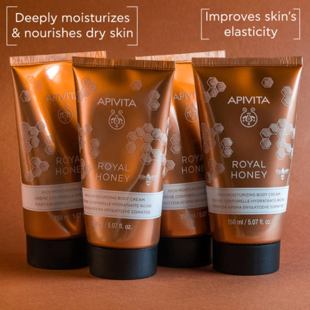 Apivita Royal Honey Body Cream 150ml - Image 4