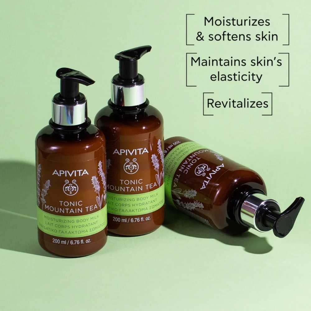 Apivita Tonic Mountain Body Milk 200ml - Image 3