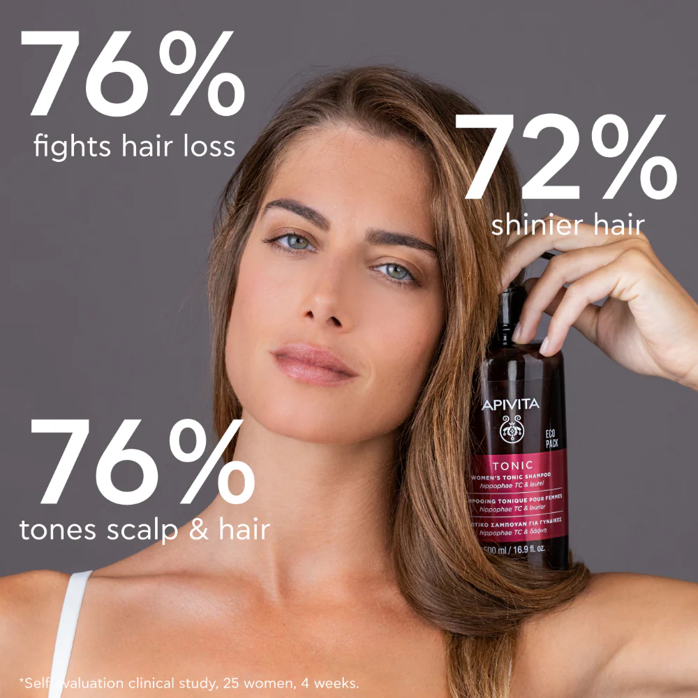 Apivita- Tonic Women's Shampoo 500ml - Image 3
