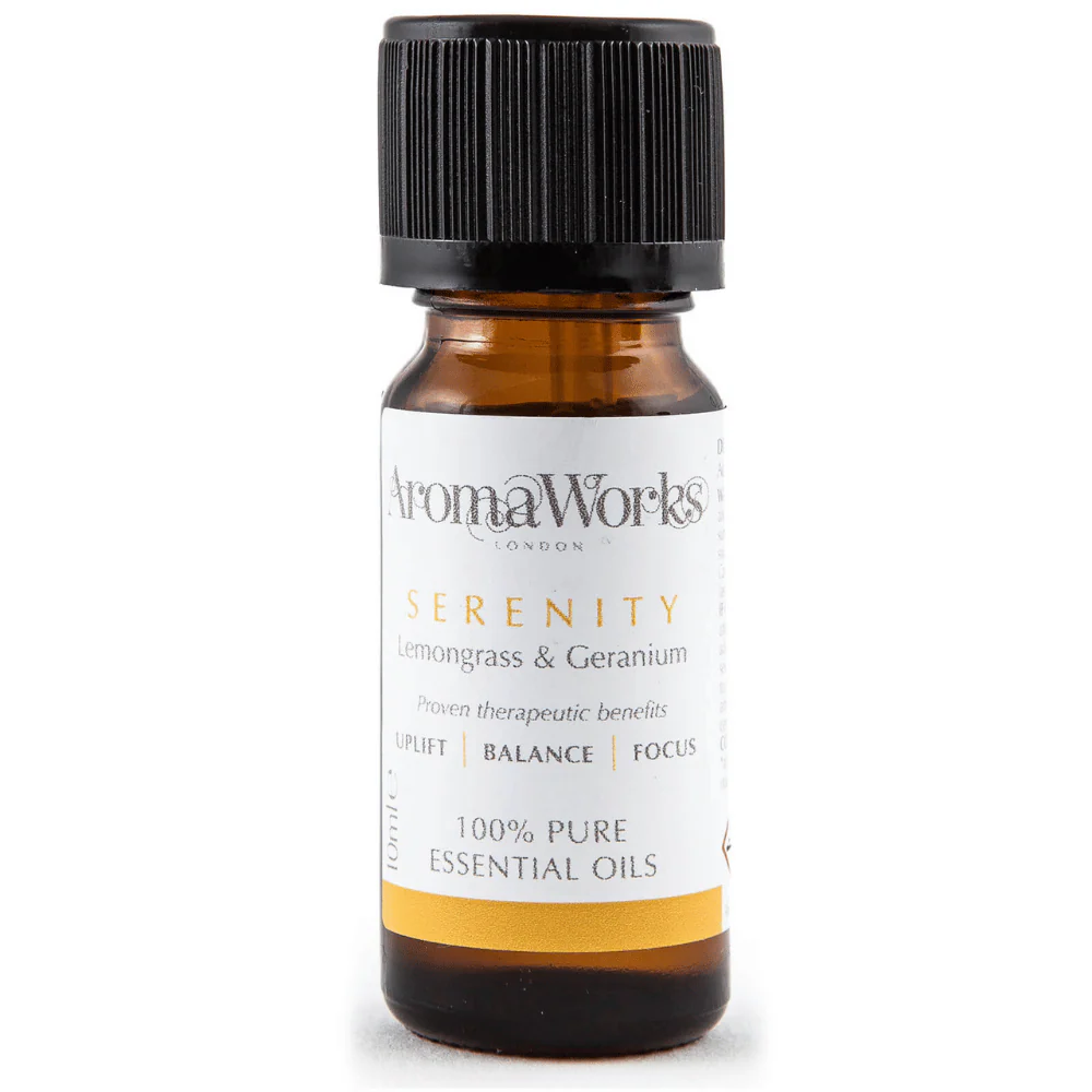 AromaWorks Lemongrass & Germanium Serenity Essential Oil - 10ml - Image 2