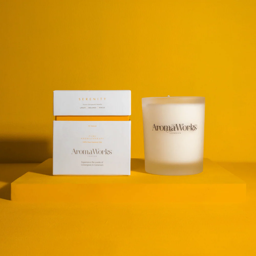 AromaWorks Serenity Candle 30cl Medium - Image 2