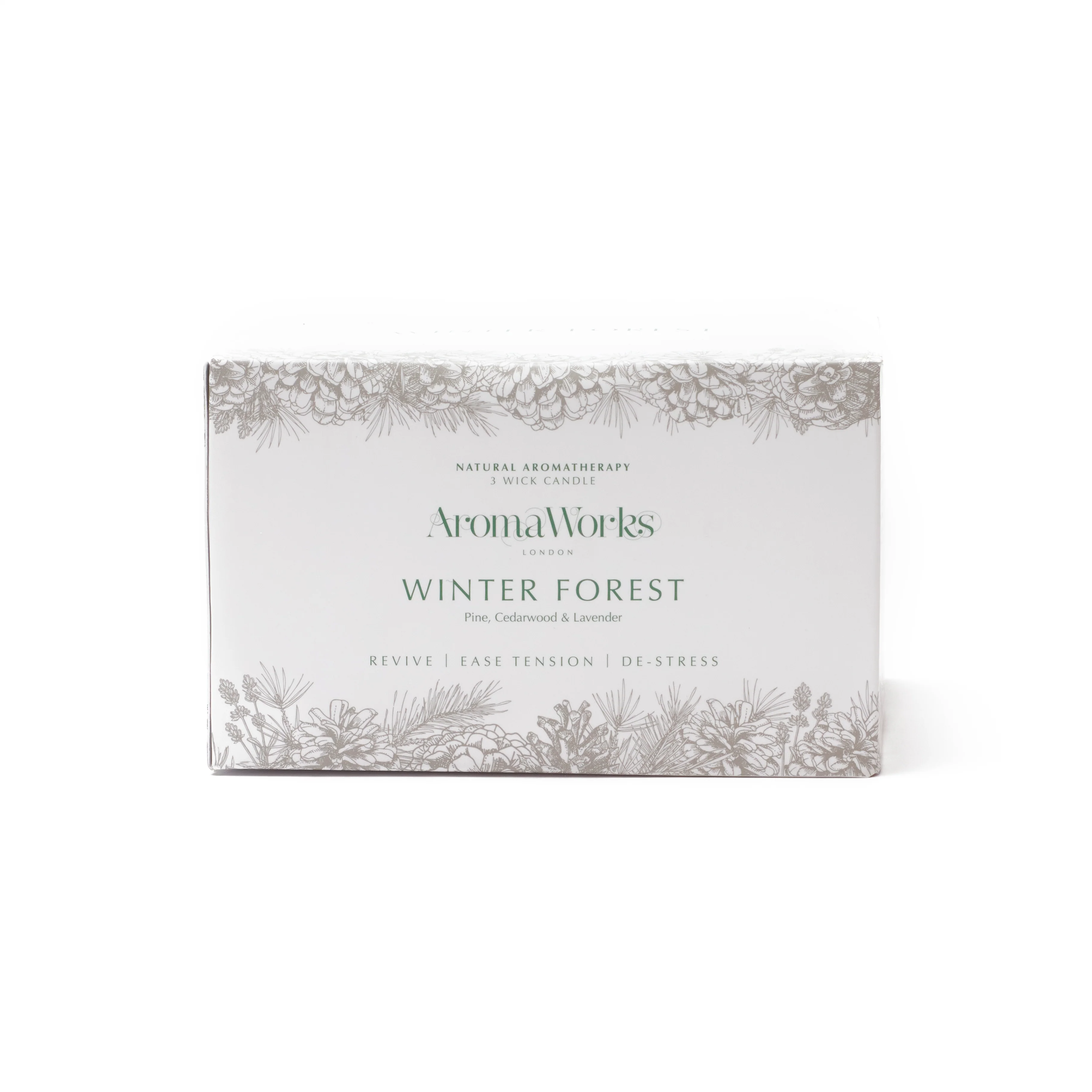 AromaWorks Winter Forest 3 Wick Candle - Image 2