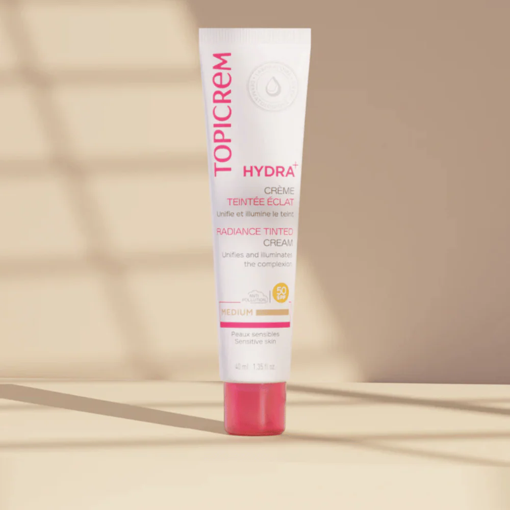 Topicrem HYDRA+ Radiance Tinted Cream SPF50 /Medium 40ml - Image 4