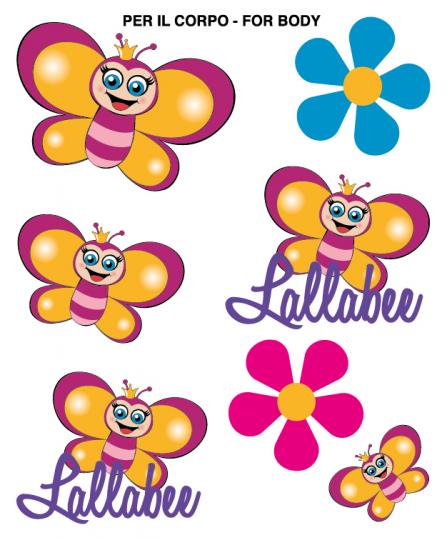 LALLABEE BODY TATTOOS & NAIL STICKERS