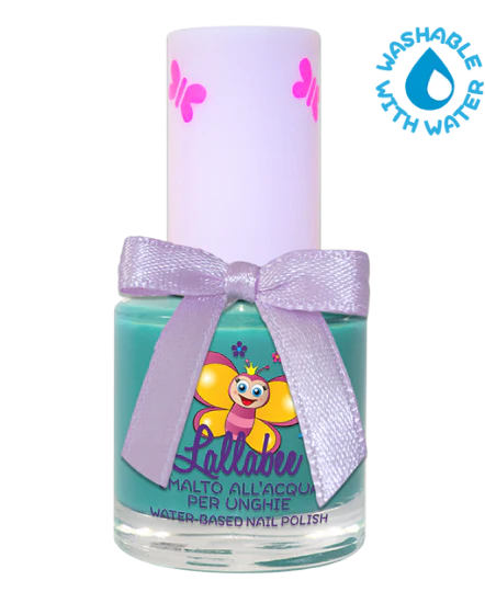 LALLABEE -Childrens Water-based nail polish (114 L'isola Che Non C'E' )TURQUOISE