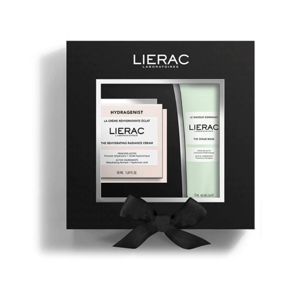 Lierac Hydragenist Set (Cream Hydration Radiance + Scrub Mask) - Image 3