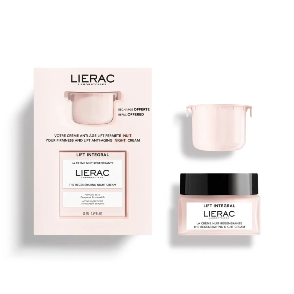 Lierac Lift Integral Night Cream + Free Refill Set - Image 2