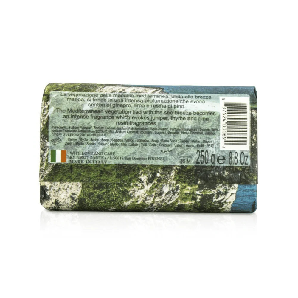 Nesti Dante Emozioni In Toscana Mediterranean Touch Soap 250g - Image 3