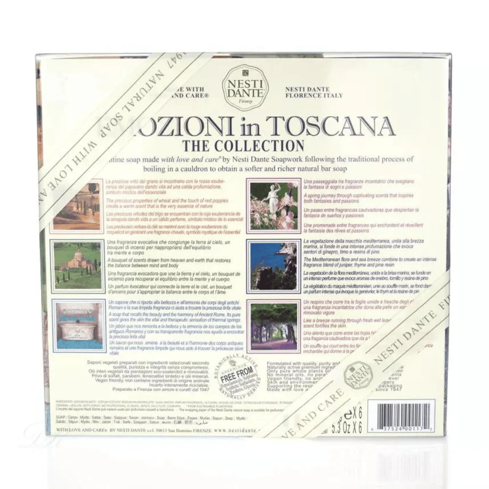 Nesti Dante Emozioni In Toscana Soap Gift Set 6x150g - Image 3