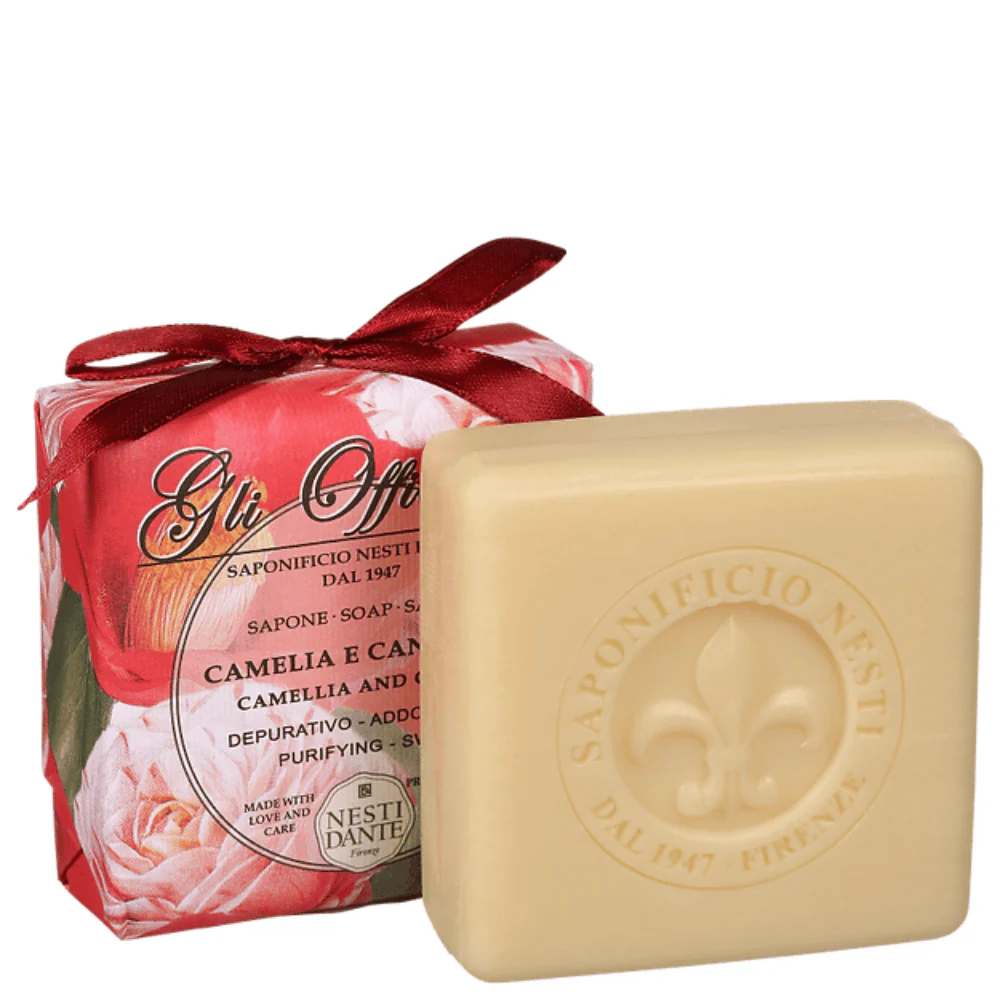Nesti Dante "Gli Officinali " Camelia & Cinnamon Soap 200g - Image 2