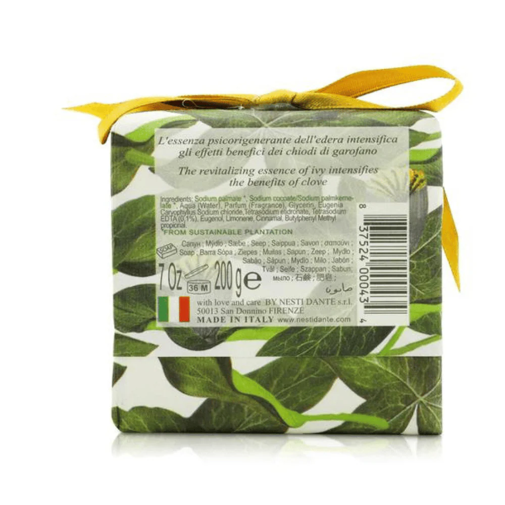 Nesti Dante "Gli Officinali " Ivy & Clove Soap 200g - Image 3