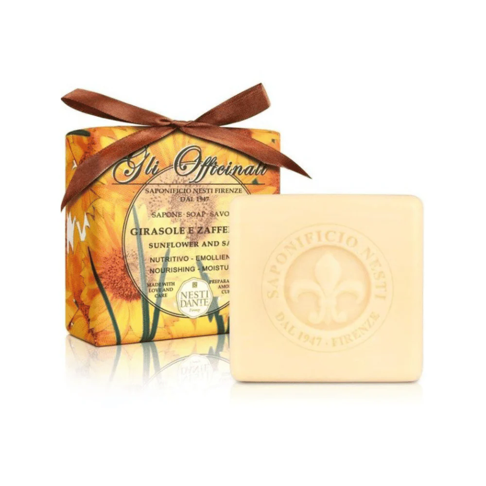 Nesti Dante "Gli Officinali " Sunflower & Saffron Soap 200g - Image 2