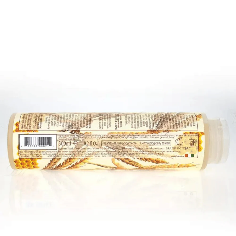 Nesti Dante Honey & Wheatgerm Shower Gel 300ml - Image 3