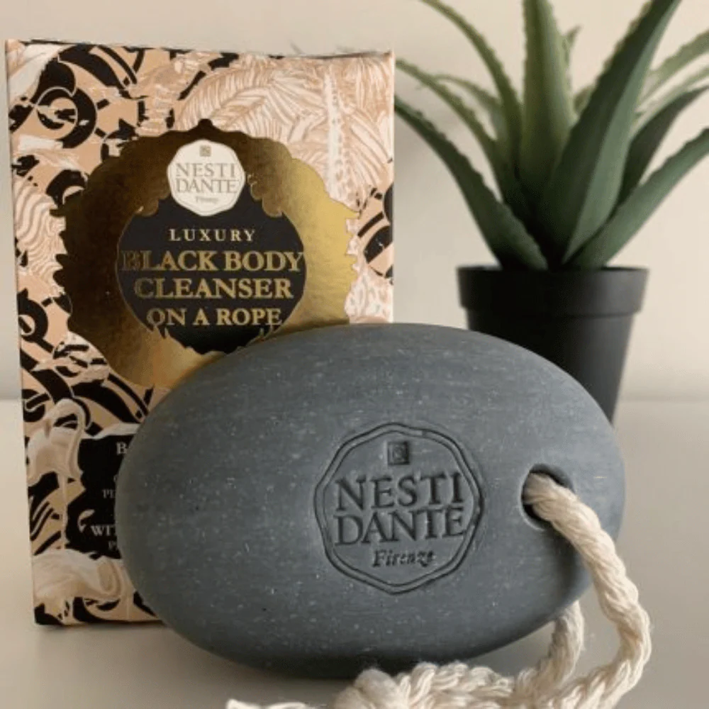 Nesti Dante Luxury Black Body Cleanser On A Rope 150g - Image 3