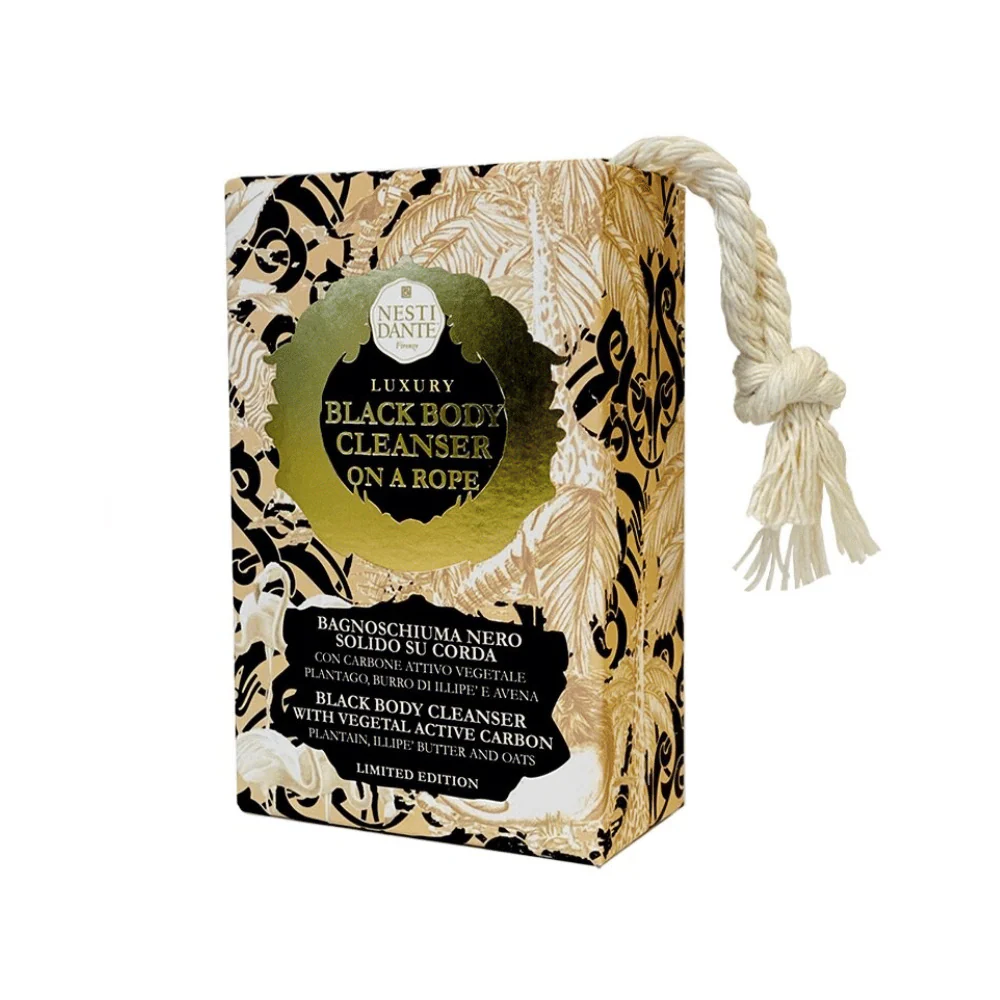 Nesti Dante Luxury Black Body Cleanser On A Rope 150g - Image 5