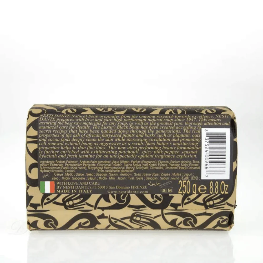 Nesti Dante Luxury Black Soap Soap 250g - Image 3