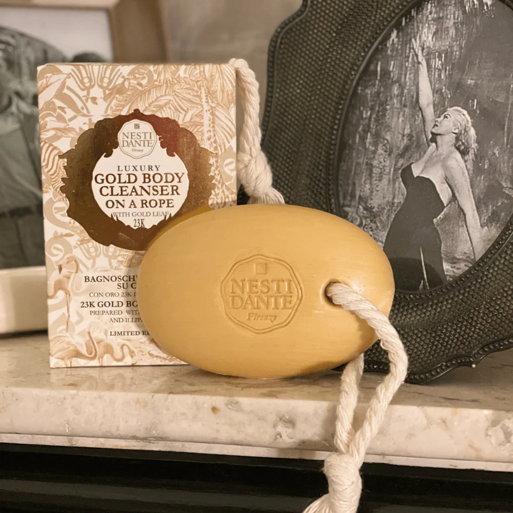 Nesti Dante Luxury Gold Body Cleanser On A Rope 150g - Image 7