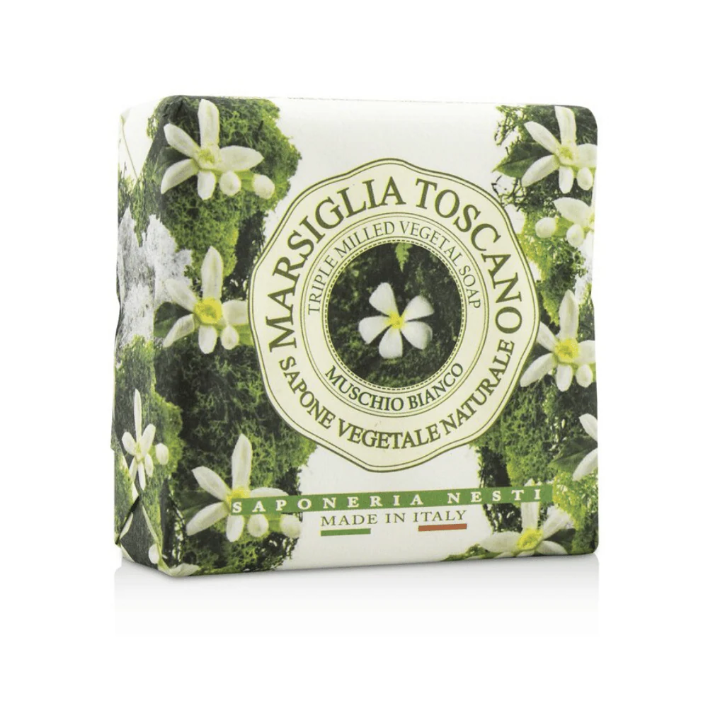 Nesti Dante Marsiglia Toscano Muschio Bianco Soap 200g