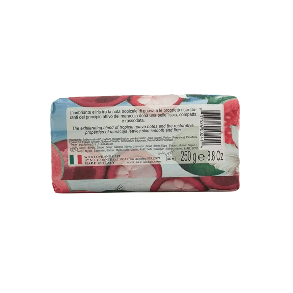 Nesti Dante Paradiso Tropicale Soap Hawaian Maracuja & Guava 250g - Image 2
