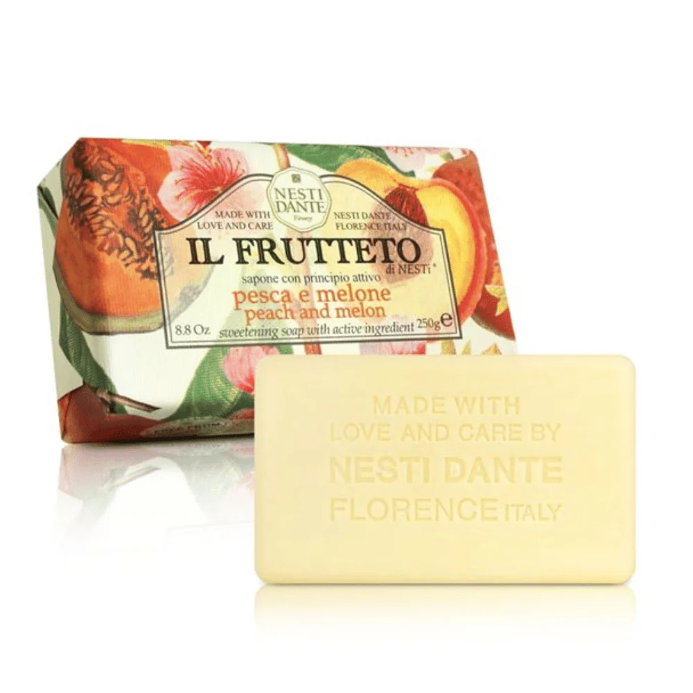 Nesti Dante Soap Il Frutteto Peach & Melon Soap 250g - Image 2