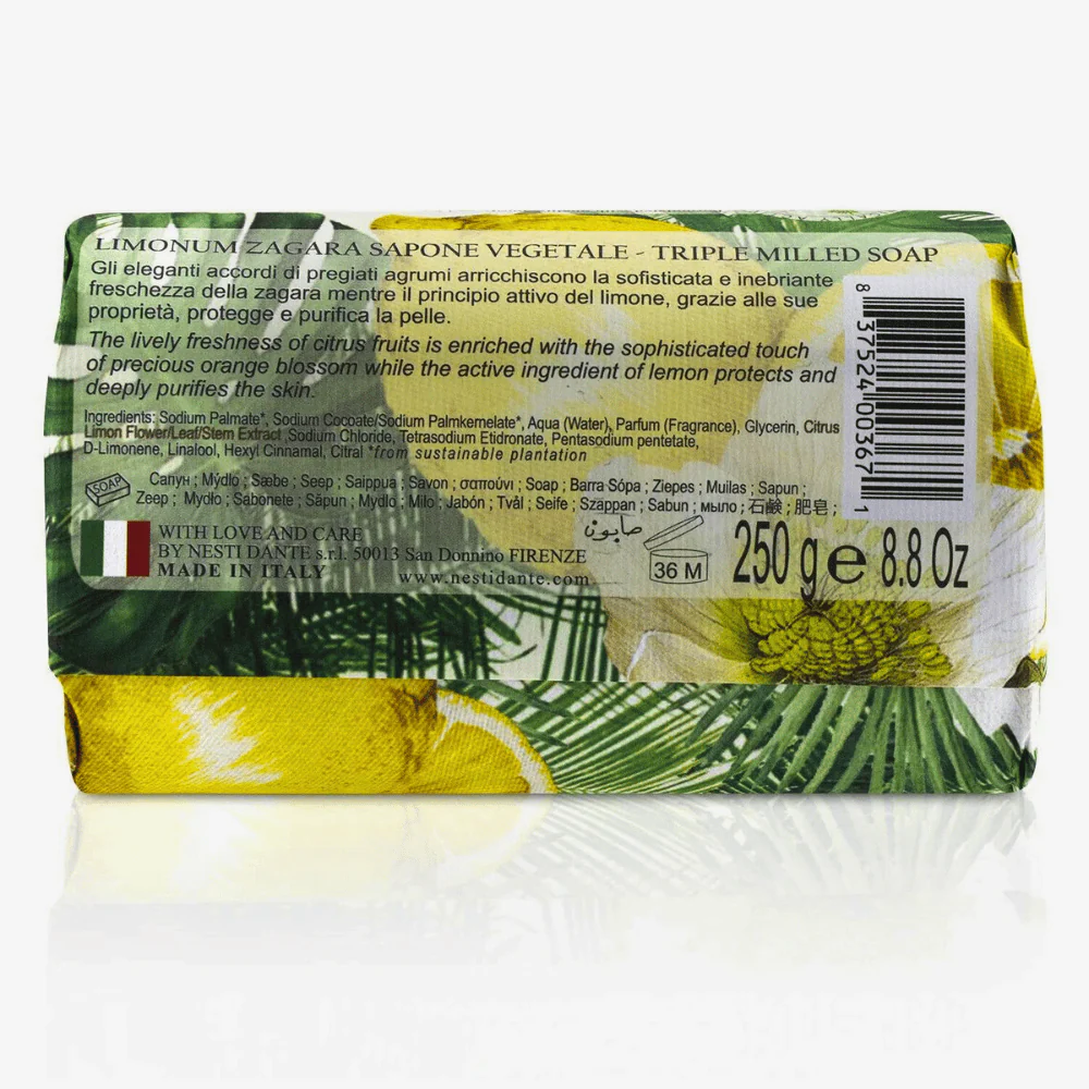 Nesti Dante "With Love & Care" Limonum Zagara Soap 250g - Image 2
