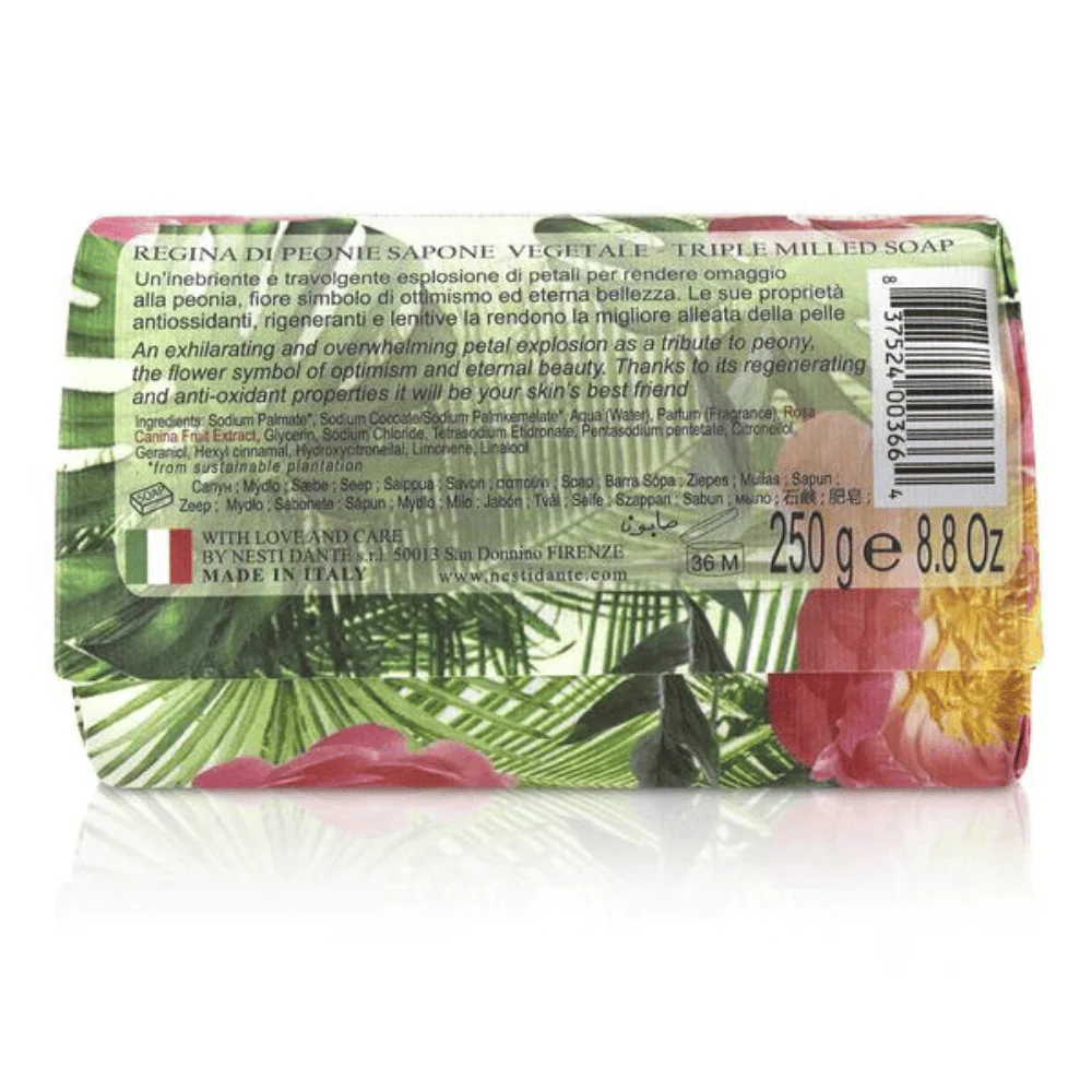 Nesti Dante "With Love & Care" Regina Di Peonie Soap 250g - Image 2