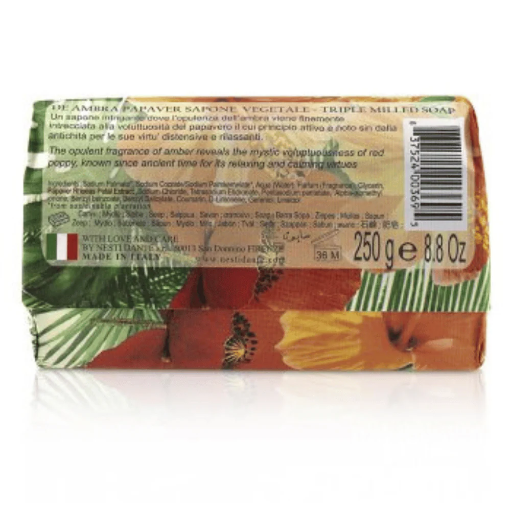 Nesti Dante "With Love & Care"De Ambra Papaver Soap 250g - Image 2