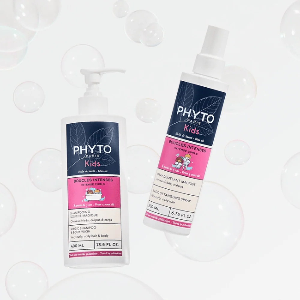 Phyto INTENSE CURLS Magic Shampoo & Body Wash 400ml - Image 2