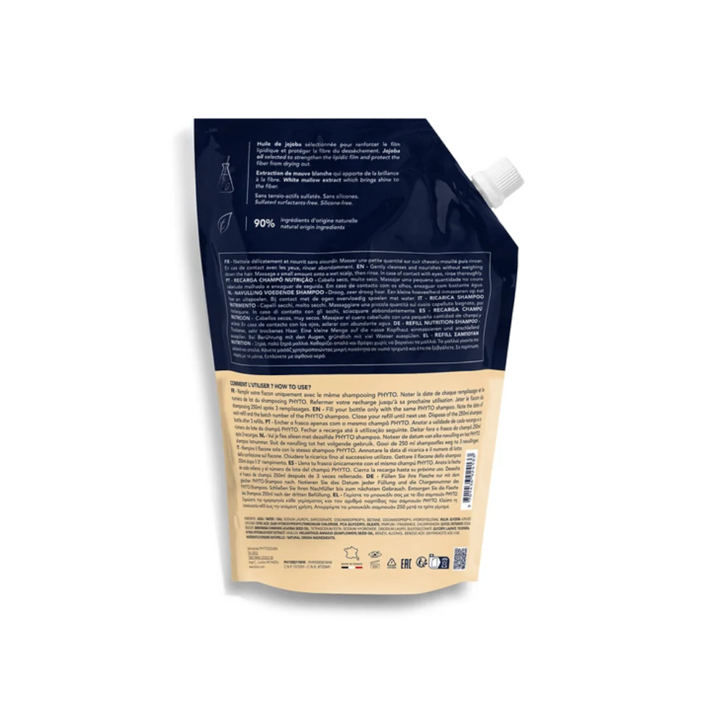 Phyto NOURISHMENT Nourishing Shampoo Refill 750ml - Image 3