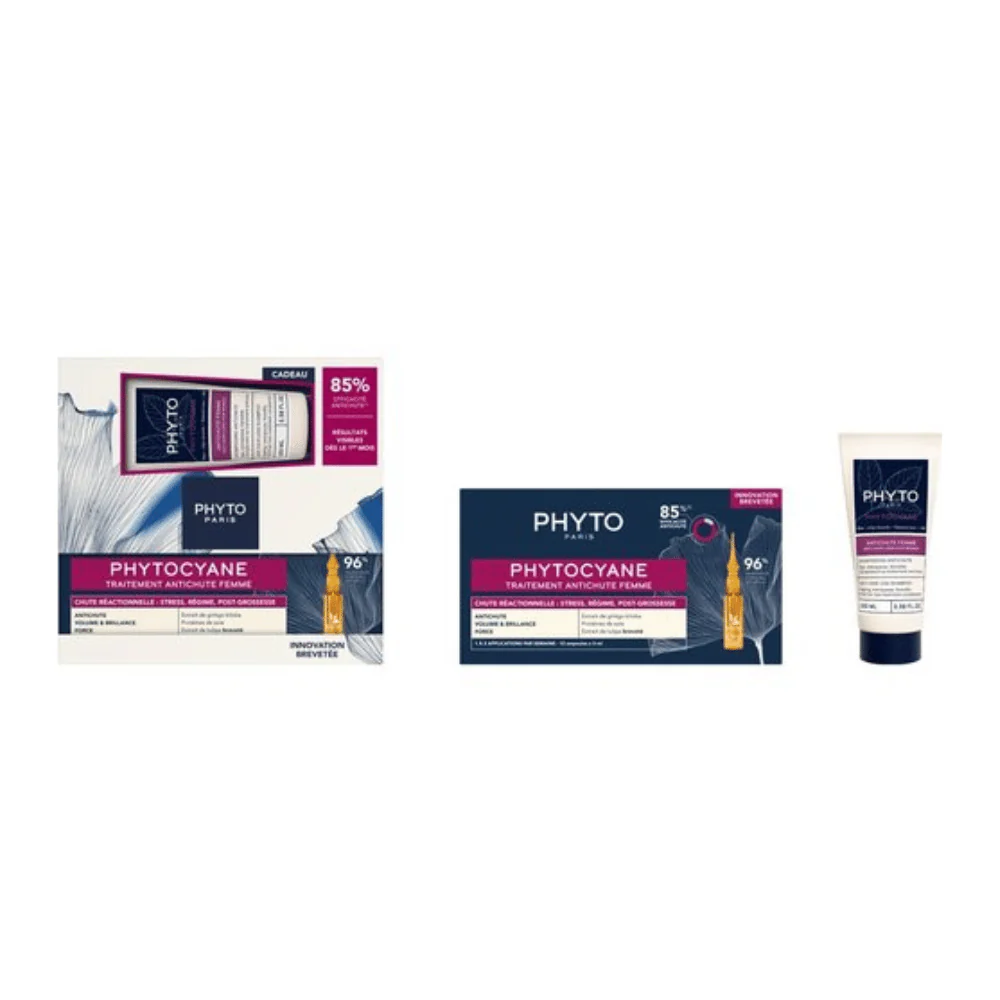 Phyto PHYTOCYANE Reactional + Free Shampoo Set - Image 4