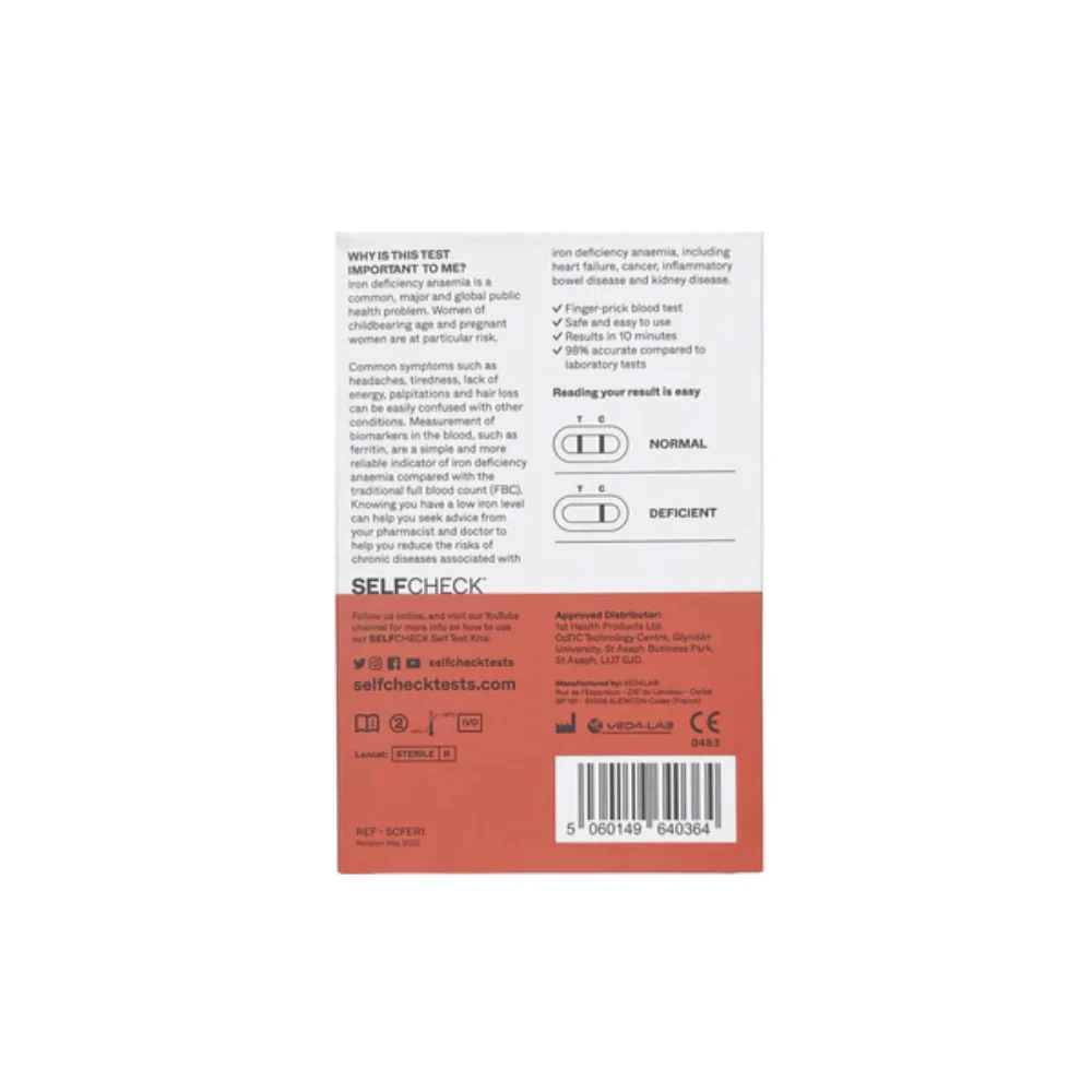 SELFCheck Iron Level - 1 Test - Image 2