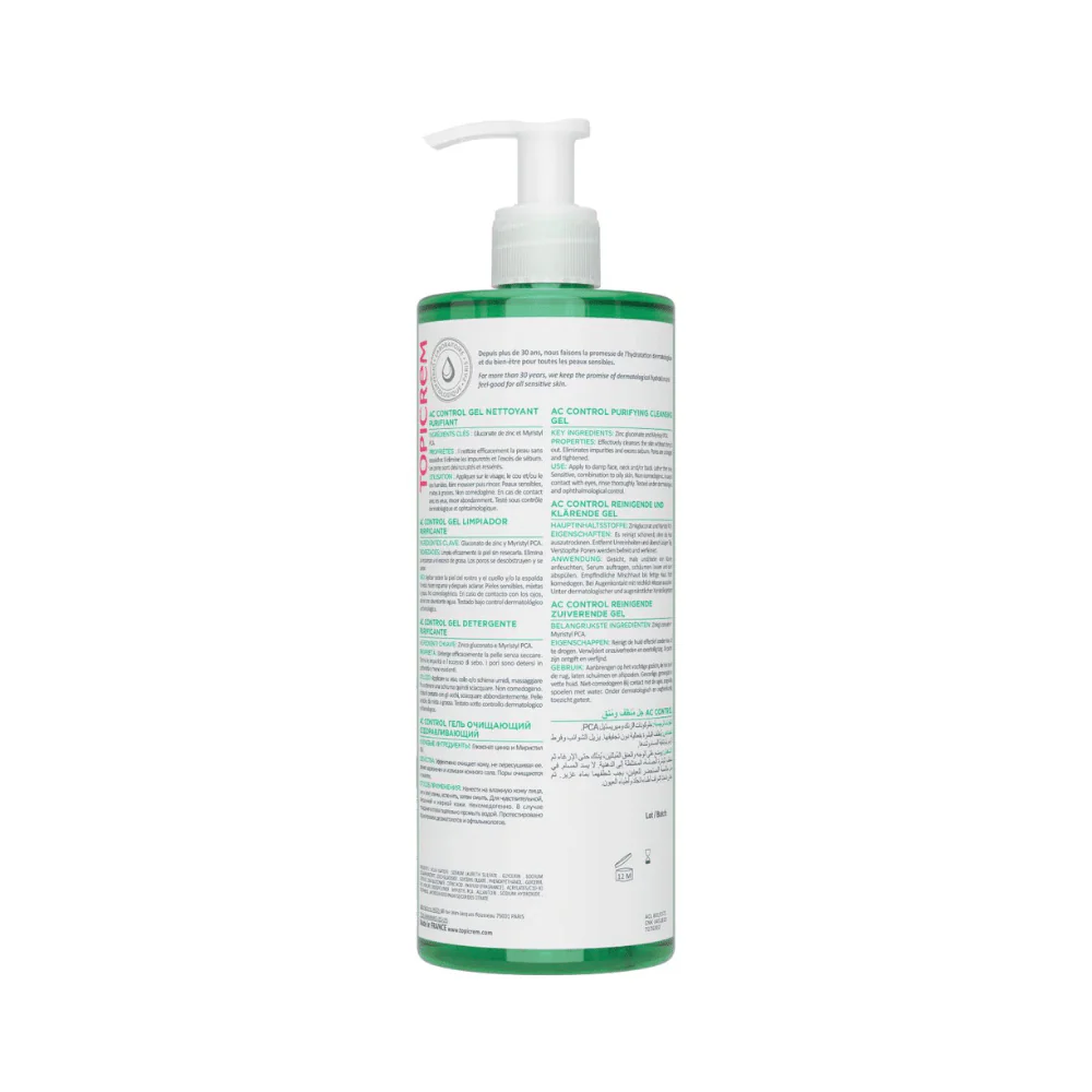 Topicrem AC Purifying Cleansing Gel 400ml - Image 3