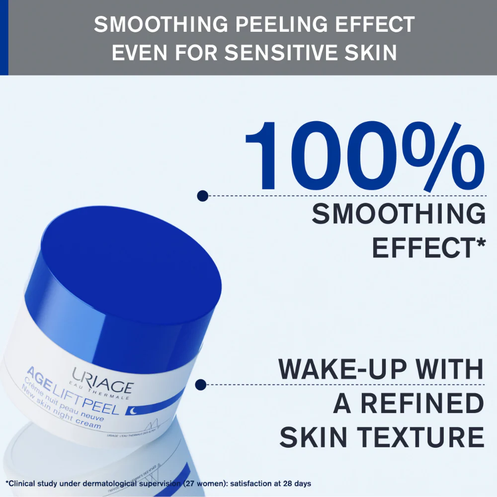 Uriage Age Lift Peel New Skin Night Cream 50ml - Image 3