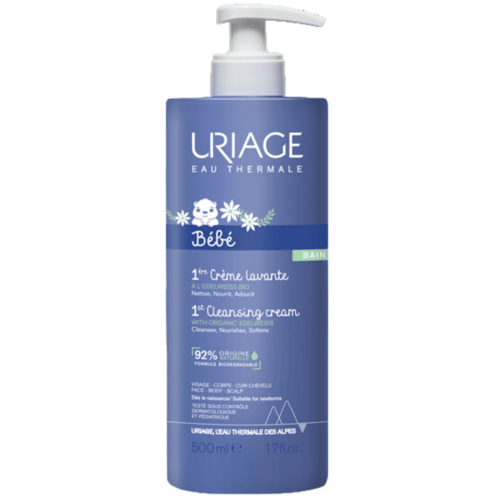 Uriage Baby's 1st Soap-Free Foaming Cleansing Cream 500ml