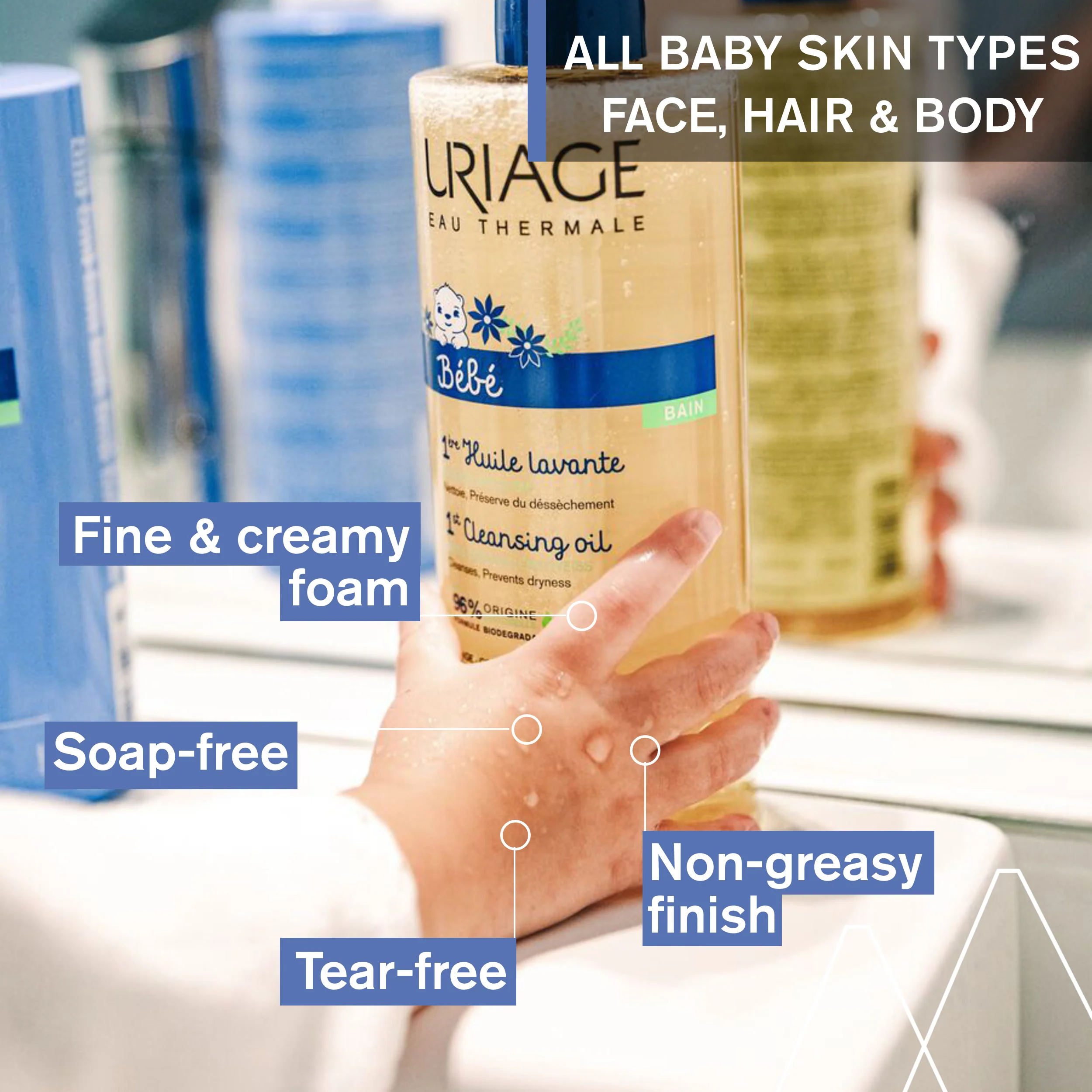 Uriage Baby's 1st Cleansing Oil 500ml - Image 6