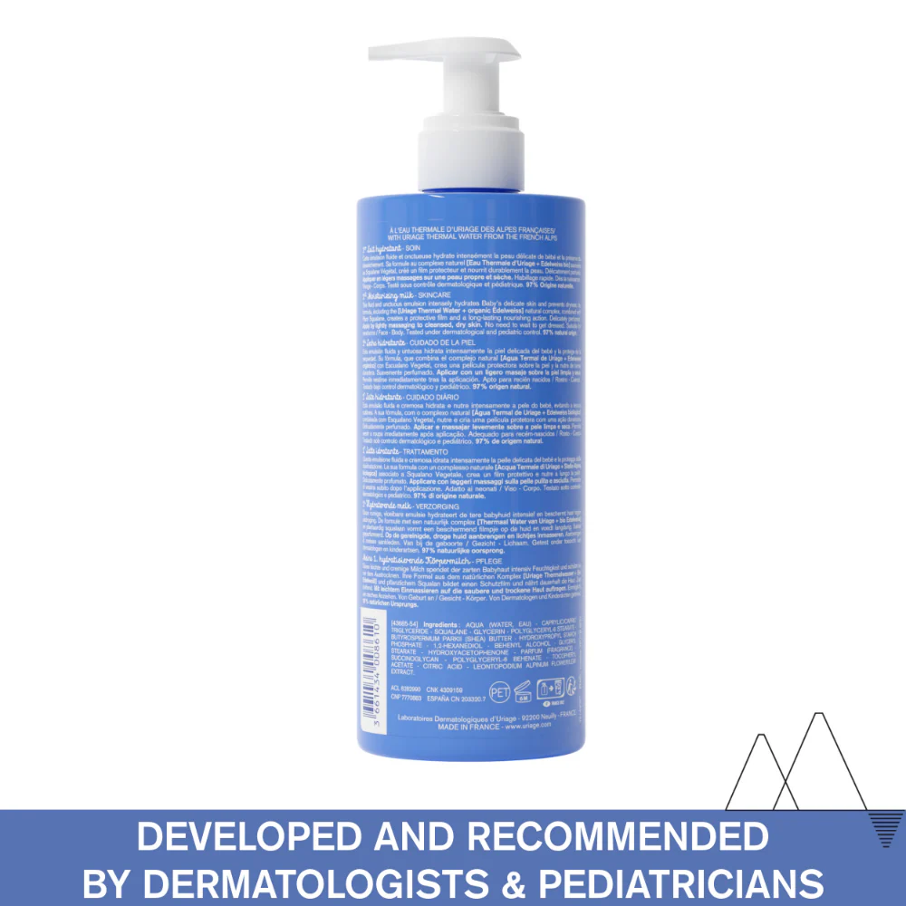 Uriage Baby's 1st Moisturizing Milk 500ml - Image 2