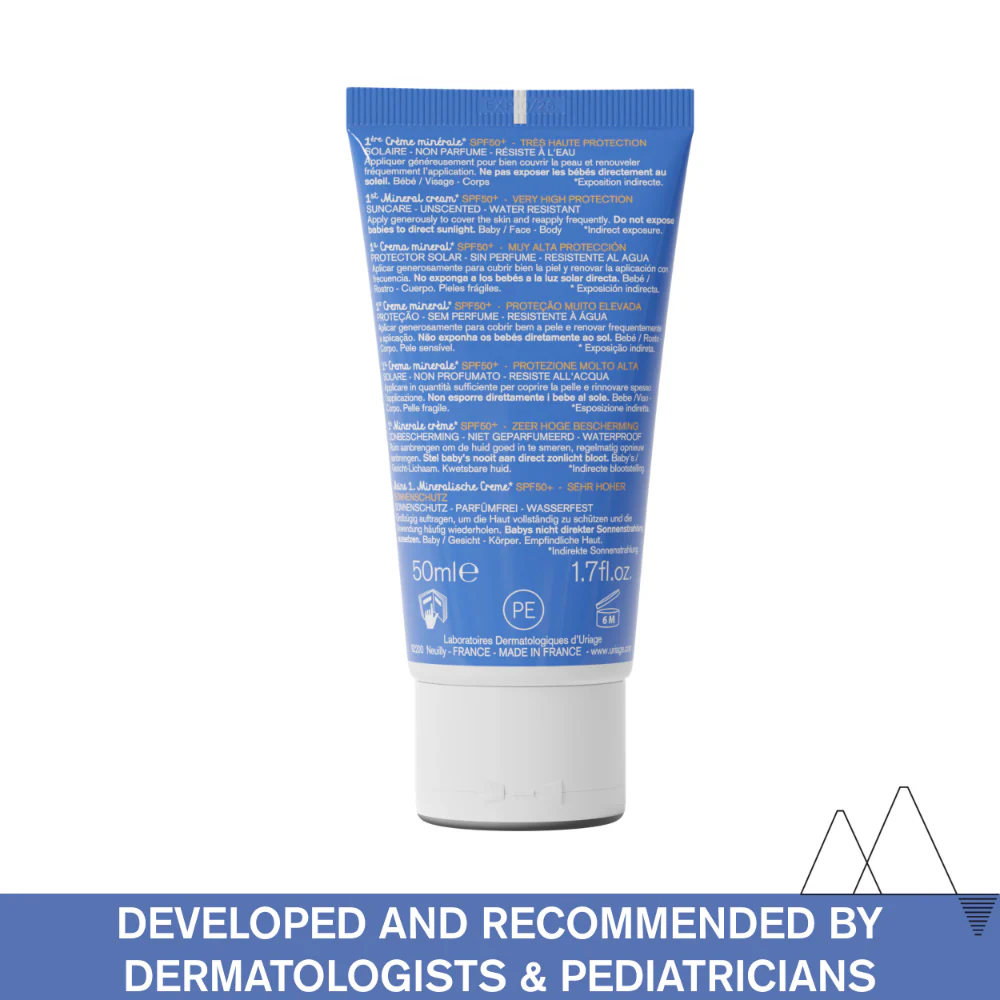 Uriage Baby's 1st Mineral Cream SPF50+ 50ml - Image 2