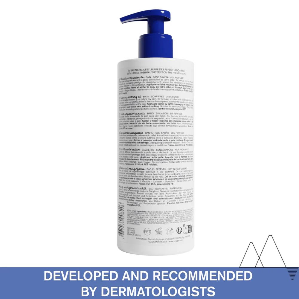 Uriage Baby's 1st Soothing Cleansing Oil 500ml - Image 2