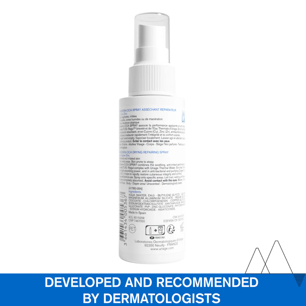 Uriage Bariederm Drying Repairing Cica-Spray 100ml - Image 2
